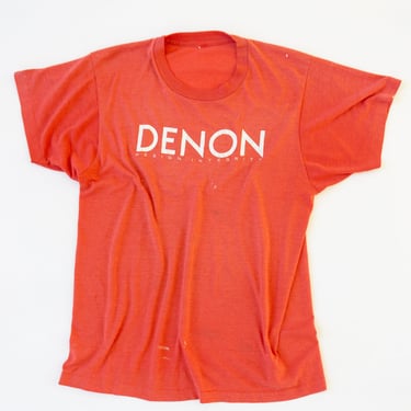 Vintage Washed Red Denon T-shirt