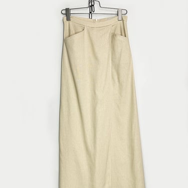 Draped Front Empire Pants in NATURAL or BLACK