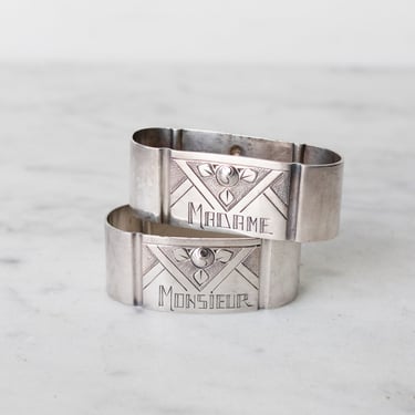 Vintage Silver Napkin Ring | Madame & Monsieur