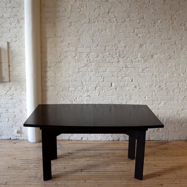 Mid Century Modern Skovby Danish Ebony Extending Table
