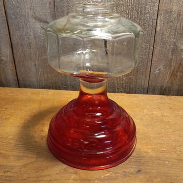 Vintage Hurricane Oil Lamp Base, 6 x 9.25