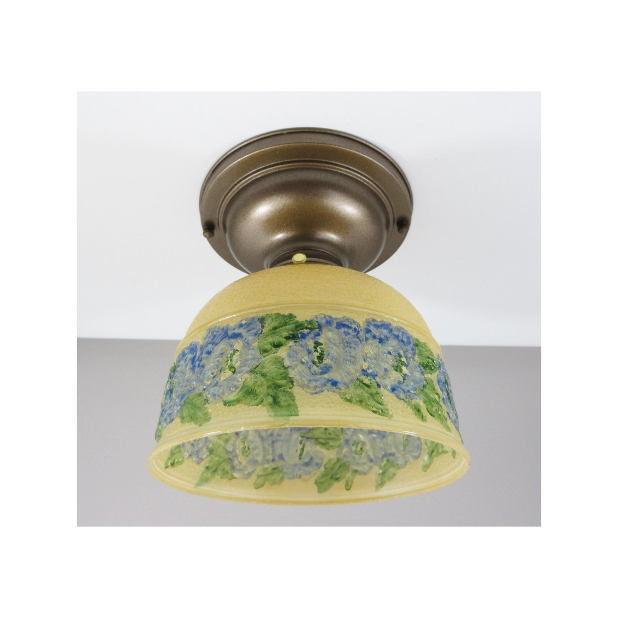 Victorian Era Ceiling Light - Pressed Brass Canopy | St Croix Lighting ...