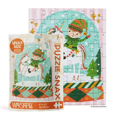 Magic Snow Globe Puzzle Snax- 48pcs