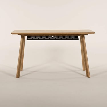 Modern Solid Wood Desk | Functional and Minimalist Desk for Home Office | Cable Management | KREA DESK 