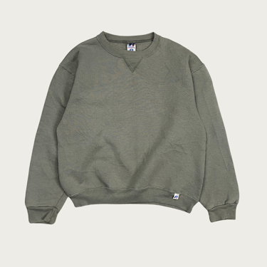 (S) Olive Green Russell Athletic Sweatshirt