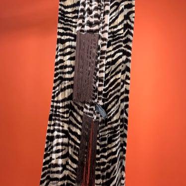 ADRIENNE VITTADINI VELVET PANTS w/ Scarf 