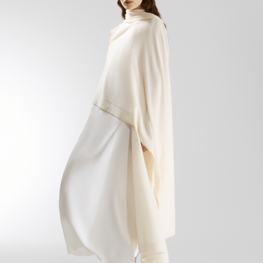 Two Ways Poncho Cardi Long - Ivory