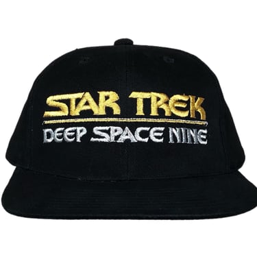 Vintage NWT 1994 American Needle Star Trek Deep Space Nine Embroidered TV Show Promo SnapBack Hat Cap 