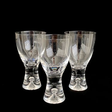 Vintage Mid Century Modern Art Glass Glasses IITTALA Tapio Wirkkala 5 5/8