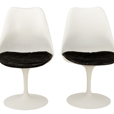 Eero Saarinen x Knoll "Tulip" Dining Chairs, Pair