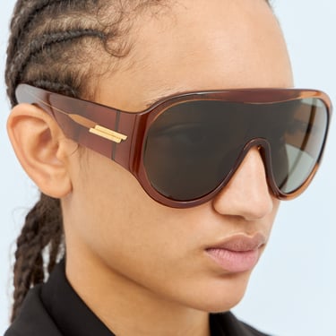 Bottega Veneta Women Scudo Shield Sunglasses