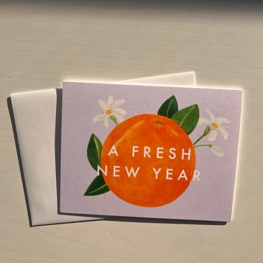 A Fresh New Year Card