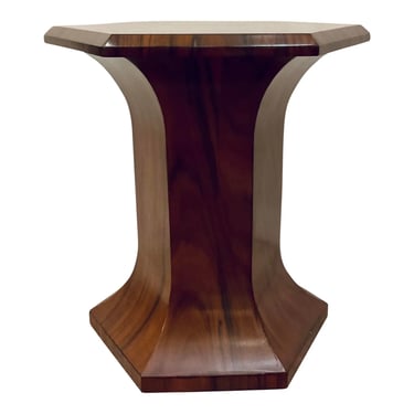 Century Furniture Modern Mahogany Hexagonal Side Table