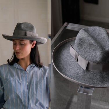 Vintage 60s 70s Fedora Hat in Checkered Wool | RareJule  display picture 2