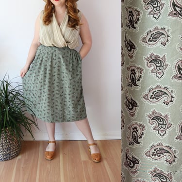 Plus size midi skirt 80s best sale