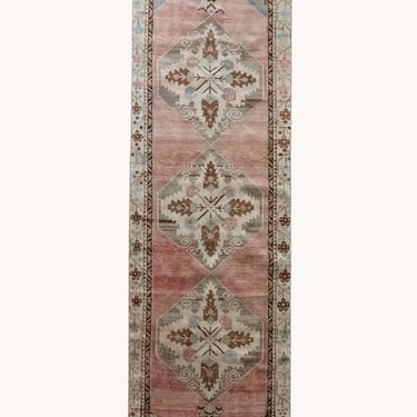 District Loom Vintage Turkish Anatolian Runner Rug No. 371 | 3'1 x 10'11