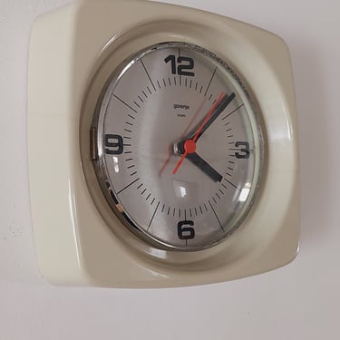 Retro Capsule Wall Clock / Retro Wall Clock / Space Age / Pop Art /MCM / Vintage Wall Clock / Gorenje /Yugoslavia/MCM Home Decor  /70's 