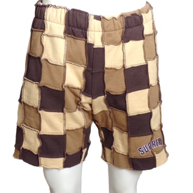 SUPREME-NWT 2022 Patchwork Sweat Shorts, Size-Small