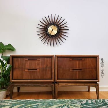 Restored Mid-century modern nightstands ***please read ENTIRE LISTING prior to purchasing! 