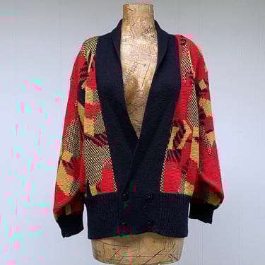 Vintage 80s Abstract Summer Cardigan – ThisBlueBird