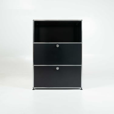 USM Modular System Cabinet in Graphite Black 