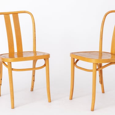 2 Vintage IKEA Chairs Lena by Radomsko 1970s Bentwood 