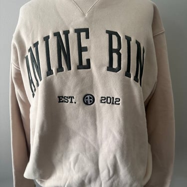ANINE BING Organic Cotton Ramona Sweatshirt NWT Sz: M