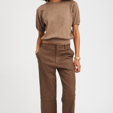 Cropped Baggy Trousers