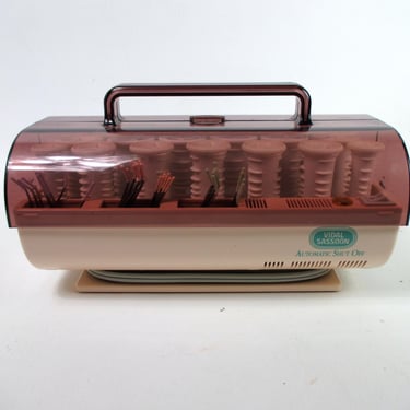 Vidal Sassoon ProSetter 20 Electric Heated Rollers Vintage Portable Hot Hair Curlers Hairsetter with Clips VS-320 Haircare Hairstyling 