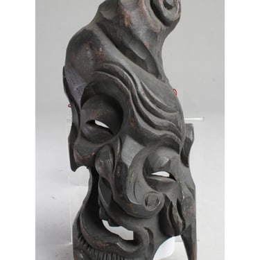 Carved Wooden Mask Decoration (Japanese?)