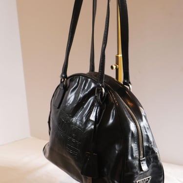 Vintage Henry Beguelin Tote Leather Bag // Brown Top Handle