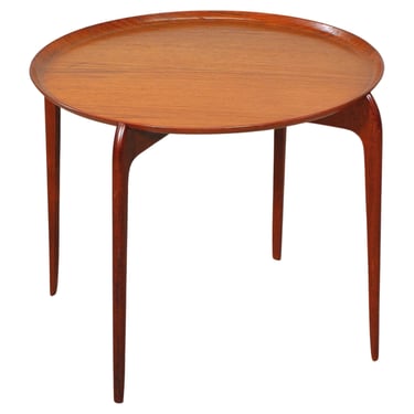 Fritz Hansen Danish Modern Teak Tray Table by Engholm and Willumsen, 1960s 