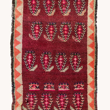 Vintage Turkish Mini Rug No. 604 | 1'9 x 3'