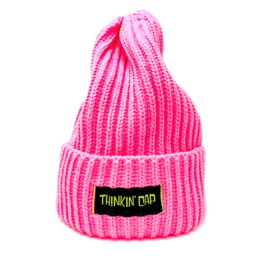TH!NKIN’ CAP Beanie (Neon Pink)