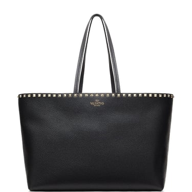 Valentino Garavani Women Rockstud Leather Tote Bag