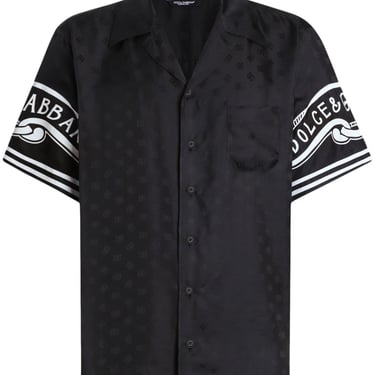 Dolce & Gabbana Men Printed Silk Shirt