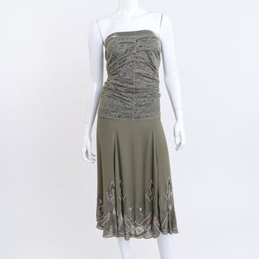 Art Deco Beaded Dropwaist Dress