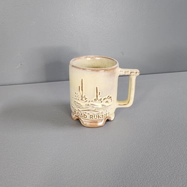 Frankoma Pottery Road Runner C1 Mug 