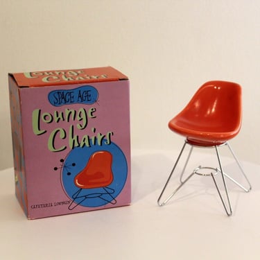 Vintage Mid Century Modern Space Age Saarinen Miniature Shell Chair w/ Box 