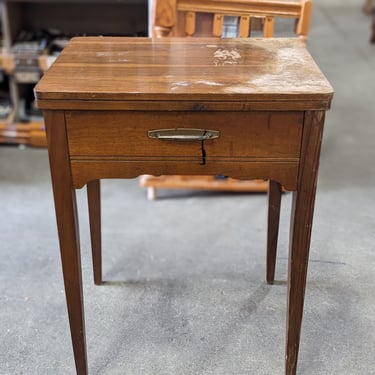 Vintage Mid Century Sewing Machine Table