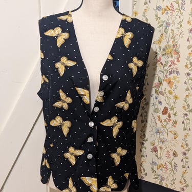 Cute Vintage Butterflies Vest 