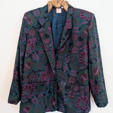 Vintage Floral Blazer