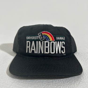Vintage 1990's University of Hawaii Rainbows Snapback Hat