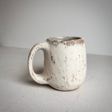 MADE TO ORDER Cream Mug 16oz, ceramic, pottery, handmade, coffeemug, coffee mug cup, handmademug, potterymug, blackmug sturdy big large mug 