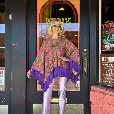 Vintage poncho
