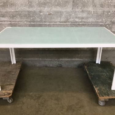 Glass Top Office Table (Seattle)