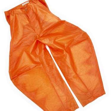 Walter Van Beirendonck S/S 2018 padded orange pants