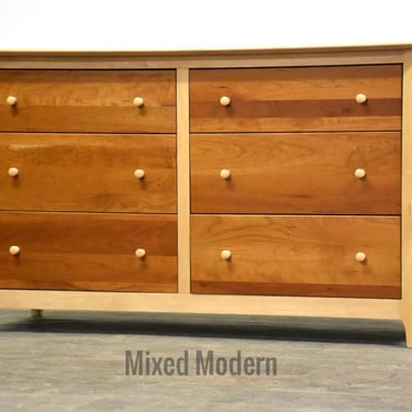 Maple and Cherry Dresser by Copeland Furniture 