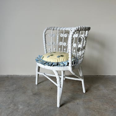 Palm Beach Heywood Wakefield - Style Victorian Wicker Chair 