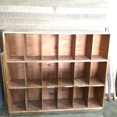 18-Cubby Fir Bookshelf (Tacoma)